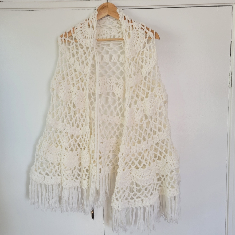 Vintage Crochet Poncho